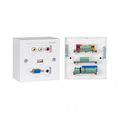 Panel Conexion VGA AV RCA JACK USB