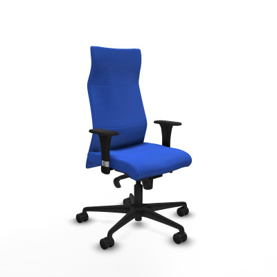 Albacete XL sincro bali azul brazos 1D base nailon ruedas 65 mm nailon