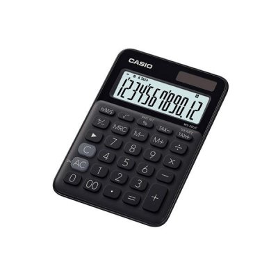 CASIO Calculadora de sobremesa My Color MS-20UC-BK 12 digitos negro