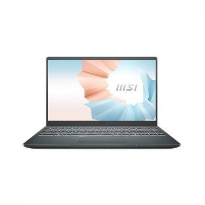 Portátil msi modern 14 b5m - 224xes carbon gray ryzen 5 5500u - 8gb - ssd 512gb - 14 fhd - fdos