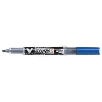 Pilot V-Board Master S Begreen Rotulador para Pizarra Blanca - Punta Redonda 3.5mm - Trazo 1.3mm - 80% Plastico Reciclado - Recargable - Color Azul