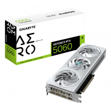 GIGABYTE GeForce RTX 5060 AERO OC 8G Tarjeta Gráfica - 8GB GDDR7, 128bit, PCI-E 5.0, 2595 MHz Frecuencia del núcleo, 3 x DisplayPort, 1 x HDMI, GV-N