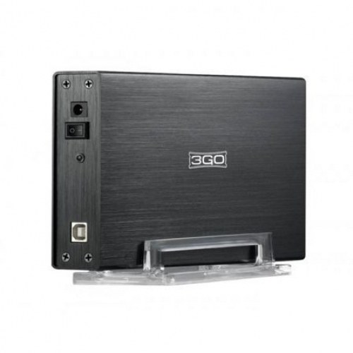 Caja Externa para Disco Duro de 3.5 3GO HDD35BKIS/ USB 2.0