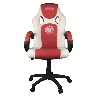 My Hero Academia KX MHA JUNIOR GAMING CHAIR Silla para videojuegos universal Asiento acolchado Rojo, Blanco