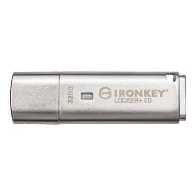Memoria usb 3.2 kingston 32gb ironkey locker+50