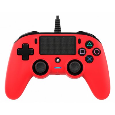 PS4OFCPADRED mando y volante Rojo USB Gamepad Analógico/Digital PC, PlayStation 4