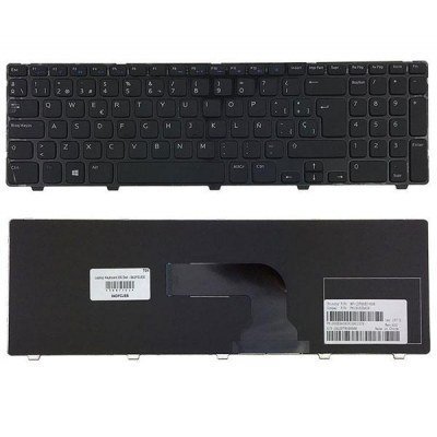 Teclado compatible para portátil DELL Inspiron 15r 3521 / 15r 5521 / negro / 04dfcjes