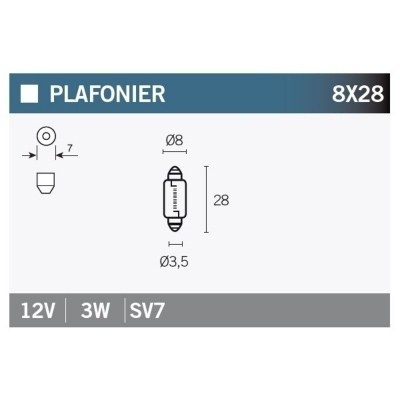 Caja de 10 lámparas SV7 SV7