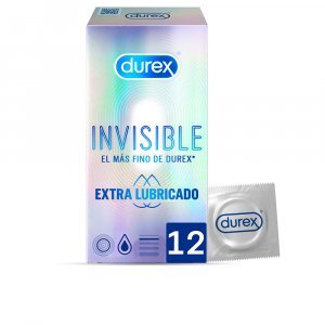 INVISIBLE extra lubricado preservativos 12 u