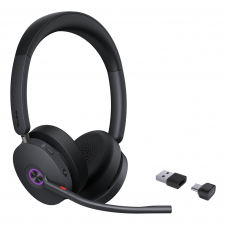 Yealink BH74 Teams USB-C/A Auriculares Inalámbrico Diadema Oficina/Centro de llamadas USB Type-C / USB Type-A Bluetooth Negro