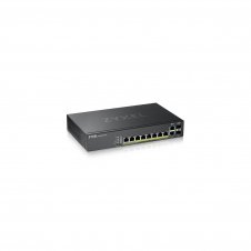 Zyxel GS2220-10HP-EU0101F switch Gestionado L2 Gigabit Ethernet (10/100/1000) Energ?a sobre Ethernet (PoE) Negro