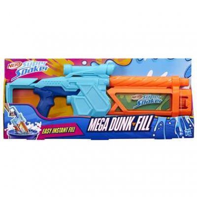 Pistola hasbro nerf super soaker mega dunk fill