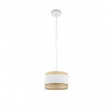 Colgante Kandy 1xe27 Natural/blanco Regx30x30 Cm
