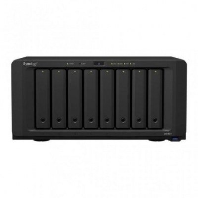 NAS Synology Diskstation DS1821+/ 8 Bahías 3.5- 2.5- M.2 2280 NVMe SSD/ 4GB DDR4/ Formato Torre