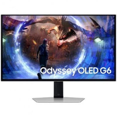 Monitor Gaming Samsung G6 Odyssey OLED S27DG600SU 27/ QHD/ 0.03ms/ 360Hz/ Regulable en Altura/ Plata