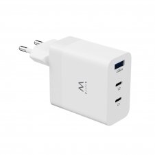 Ewent EW1323 Cargador de Pared USB-C/USB-A Quick Charge 3.0 65W