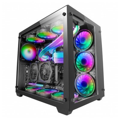 Caja Gaming Torre Mars Gaming MCV3/ Negra