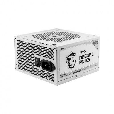 Fuente de alimentacion atx 850w msi mag a850gl white 80+ glod