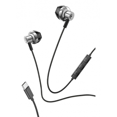 8434847070889 Auriculares Alámbrico Dentro de oído Llamadas/Música USB Tipo C Negro, Plata