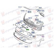 CUBIERTA PARA CENSOR CONTROL CRUSERO EN LA REJILLA PARACHOQUE DEALNTERO 2024- (O)