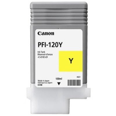 Canon PFI120 Amarillo Cartucho de Tinta Original - 2888C001