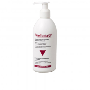 EMOLIENTA QP emulsión corporal emoliente, exfoliante e hidratante 300 ml
