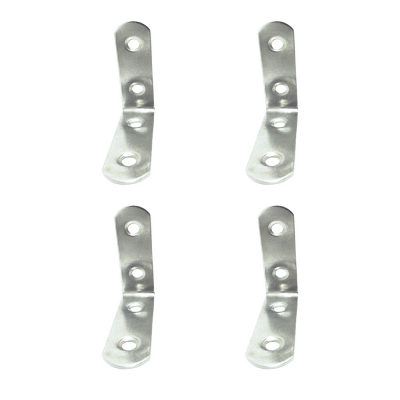 Ángulo refuerzo an24, acero inoxidable, 50 x 50 x 16 mm. 4 unidades