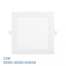 Downlight Empotrar Abaco 12w 3000-4000-6500k Blanco 1080lm Cuadrado 1,3x17x17cm Corte 15d