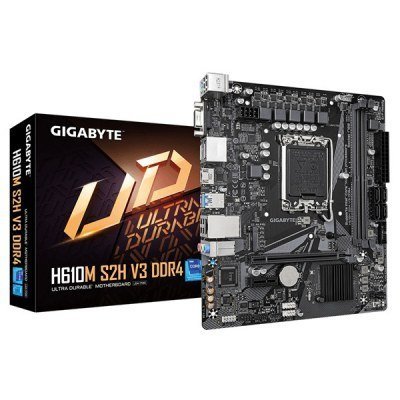 Placa base gigabyte h610m s2h v3 ddr4 m - atx - 2x ddr4