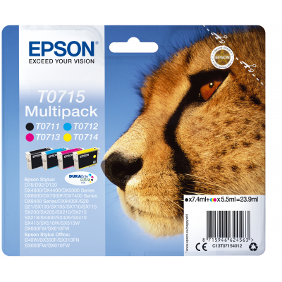 Multipack T0715 4 colores (etiqueta RF)