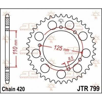 Corona JT SPROCKETS JTR799.50