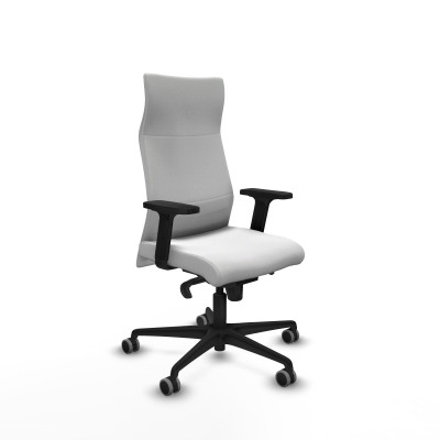 Albacete dirección sincro bali blanco brazos 2D base nailon ruedas 65 engomadas