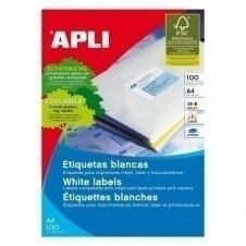 Etiquetas Adhesivas Apli 01263/ 64.6 x 33.8mm/ 100 Hojas
