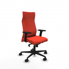 Piqueras y Crespo Albacete direcci?n sincro bali naranja oscuro brazos 2D base nailon ruedas 65 nailon