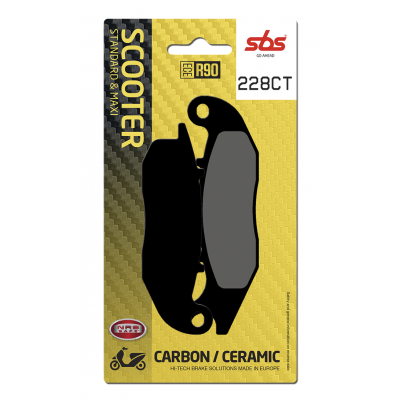 CT Scooter Carbon Tech Organic Brake Pads SBS 228CT