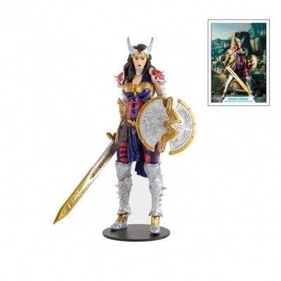 Figura mcfarlane toys dc multiverse wonder woman diseñada por todd mcfarlane