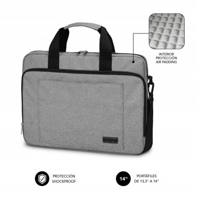 MALETIN SUBBLIM AIR PADDING LAPTOP BAG 13,3-14 GREY