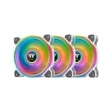 Kit de ventiladores 140 x 140 thermaltake riing quad 14 rgb blanco pack 3 unidades - 1400rpm - pwm - argb