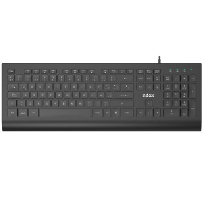 TECLADO CON CABLE, NEGRO, ESPAÑOL