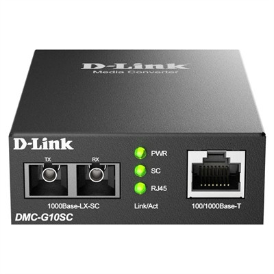 Conversor Medios D-Link DMC-G10SC SC SM 10Km