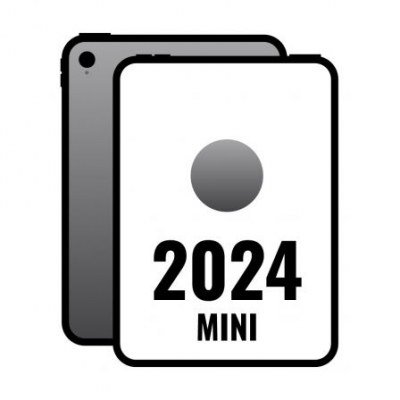 iPad Mini 8.3 2024 7th WiFi/ A17 Pro/ 128GB/ Gris Espacial- MXN63TY/A