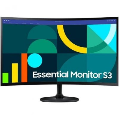 Monitor curvo Samsung S36GD S27D364GAU - 27 Full HD | Imagen envolvente | Diseño elegante | Color negro