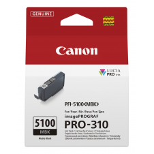 Canon PFI-5100 MBK cartucho de tinta 1 pieza(s) Original Negro mate