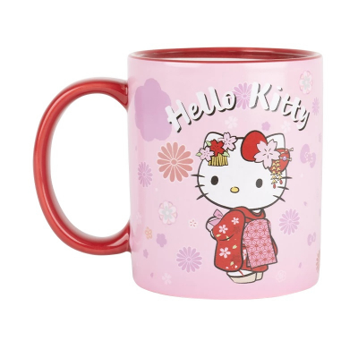 KIMONO - Hello Kitty tazón Rosa, Rojo Universal 1 pieza(s)