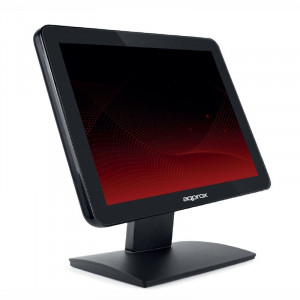 Monitor táctil capacitivo approx! appMT15CAP2, 15 pulgadas, XGA 1024×768, USB, VGA, negro