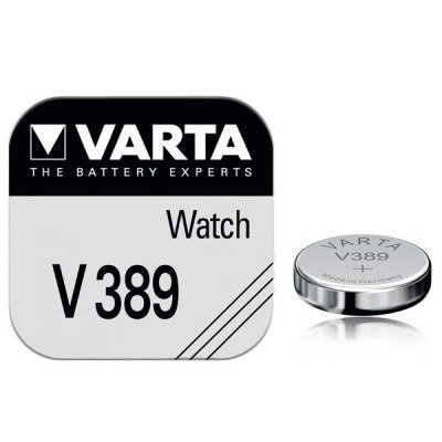 Pila Reloj 389 VARTA Oxido Plata SR1130SW V390