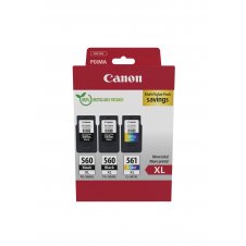 Canon 3712C009 cartucho de tinta 3 pieza(s) Original Alto rendimiento (XL) Negro, Cian, Magenta, Amarillo