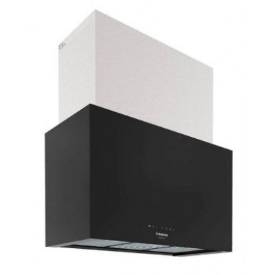 .AT.CAMPANA DECORATIVA NODOR 8532 NORBREEZE CUBE GLASS ECO 90 BK