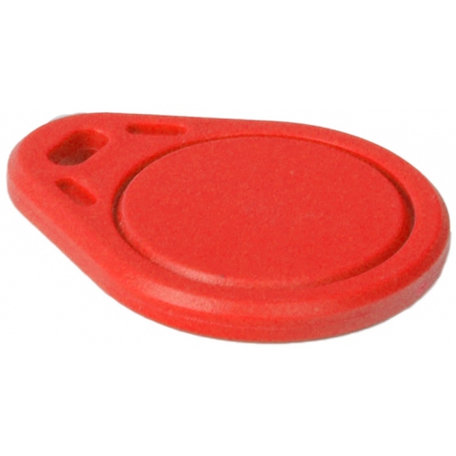 Llavero Proximidad RFID 125 KHz Numerado Rojo