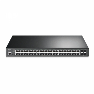 TP-Link - JetStream TL-SG3452P switch Gestionado L2/L3 Gigabit Ethernet (10/100/1000) Energía sobre Ethernet (PoE) 1U Negro